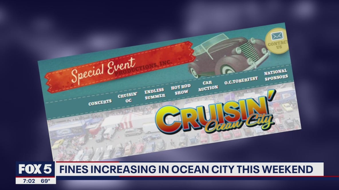 Ocean City implements safety rules ahead of 'Cruisin' car show